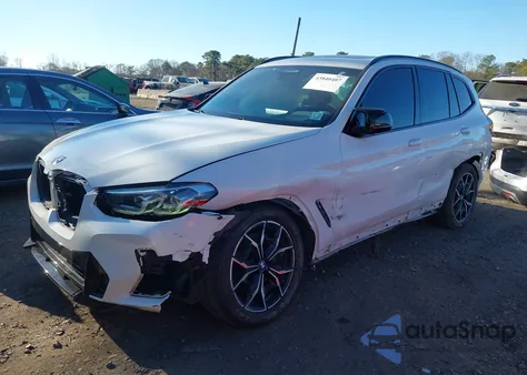 2022 BMW X3 M40I z USA, uszkodzony, nr VIN 5UX83DP04N9K35610